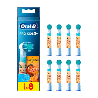 Oral-B Lion King Pro Kids 3+ zabavne nadomestne glave za otroke (8x)