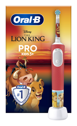 Oral-B Pro Kids 3+ Lion King otroška električna zobna ščetka z motivom Levjega kralja