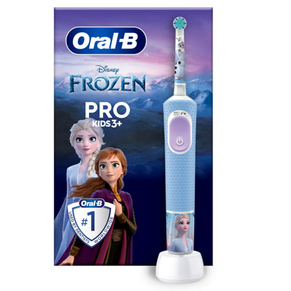 Oral-B Pro Kids 3+ Frozen otroška električna zobna ščetka z motivom Ledeno kraljestvo