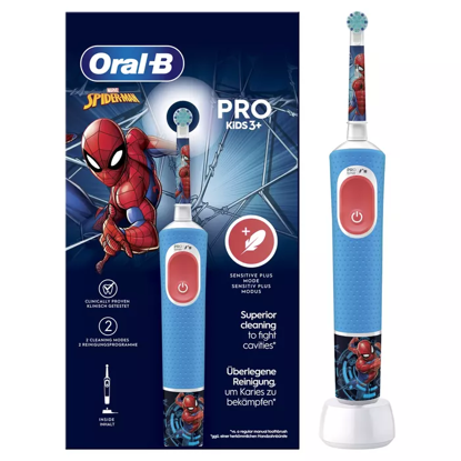 Oral-B Pro Kids 3+ Spiderman otroška električna zobna ščetka z Marvel motivom Spidermana