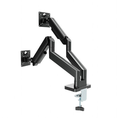 Gembird MA-DA2-06 nastavljivo namizno držalo za dva monitorja 17"-32" 10 kg črn