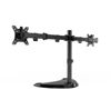 Slika - Gembird MS-D2ST-02 namizno stojalo za dva monitorja 13”-32” črn