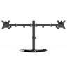 Slika - Gembird MS-D2ST-02 namizno stojalo za dva monitorja 13”-32” črn