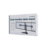 Slika - Gembird MS-D2ST-02 namizno stojalo za dva monitorja 13”-32” črn