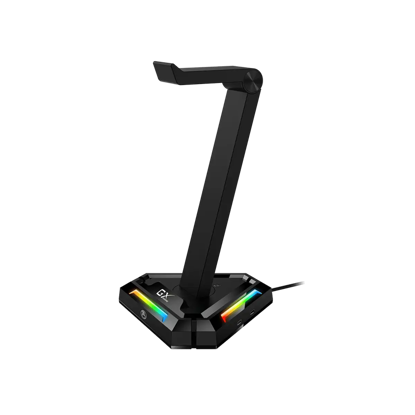 Genius GX-UH100 (31250017400) gaming stojalo za slušalke RGB + HUB  3.0 (2x USB-A 2x USB-C)
