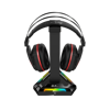 Slika - Genius GX-UH100 (31250017400) gaming stojalo za slušalke RGB + HUB  3.0 (2x USB-A 2x USB-C)