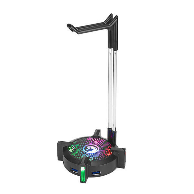 Slika - Marvo HZ-04 RGB gaming stojalo za slušalke 3x USB 2.0 HUB