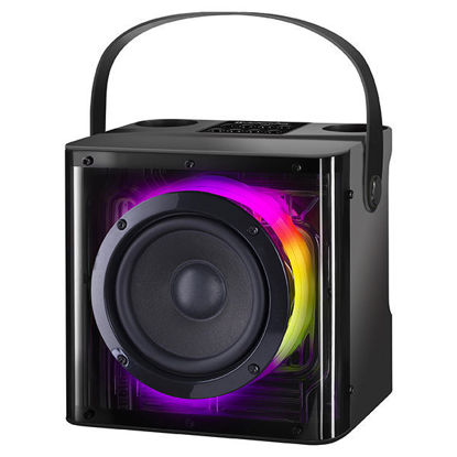 Defender Versuz karaoke zvočnik z Bluetooth 5.4, LED in 2 brezžičnima mikrofonoma (65088)