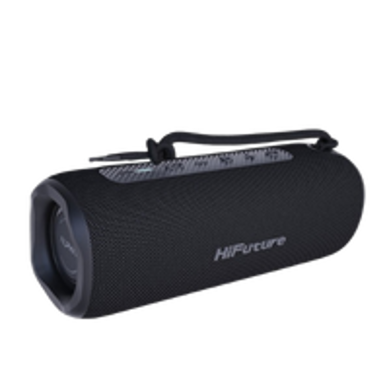 Slika - HiFuture ALPHA prenosni Bluetooth zvočnik 20W IPX7 vodoodporen, 12 h predvajanja, Bluetooth 5.3 TWS črn