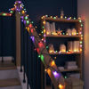 Slika - Božične LED lučke 30 m – večbarvne, 600 LED, zeleni kabel, 220–240 V