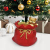 Slika - Stojalo za božično drevo v obliki darilne vreče – umetni kamen (41,5 × 31 × 42,5 cm)