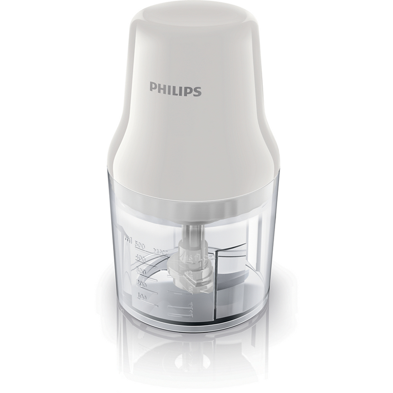 Slika - Philips Food Chopper HR1393/00 0,7-litrski kuhinjski sekljalnik, bel