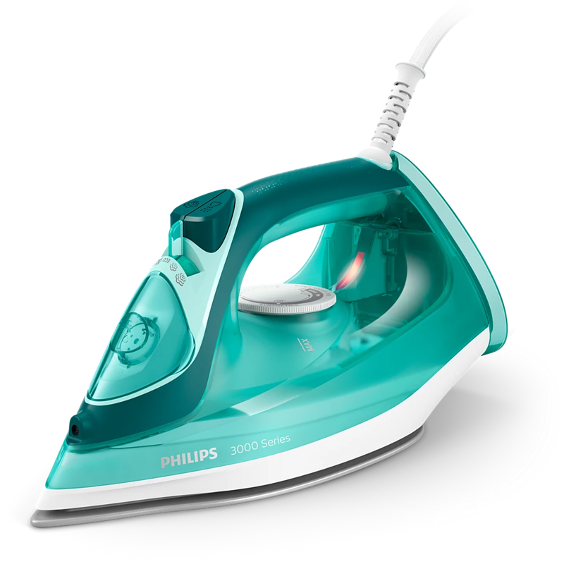 Slika - Philips Steam Iron 3000 Parni likalnik DST3030/70 turkizen