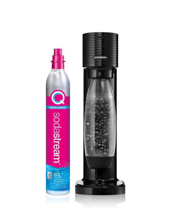 SodaStream Gaia QC (1017911770) črn + 1x 1L Plastenka brez BPA za večkratno uporabo
