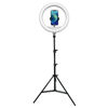 Slika - Powerton LIFE RING LIGHT, obročasta luč 13", nastavitev temperature in svetilnosti, držalo za telefon in stojalo