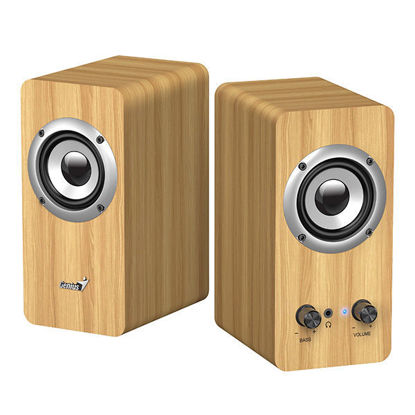 Genius SP-HF400 2.0 10W 3,5mm računalniški zvočniki (31730058401) borov les