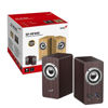Slika - Genius SP-HF400 2.0 10W 3,5mm računalniški zvočniki (31730058404) temen les