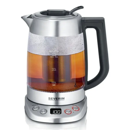 Severin WK 3480 1,7 L stekleni električni grelnik vode z nastavitvijo temperature