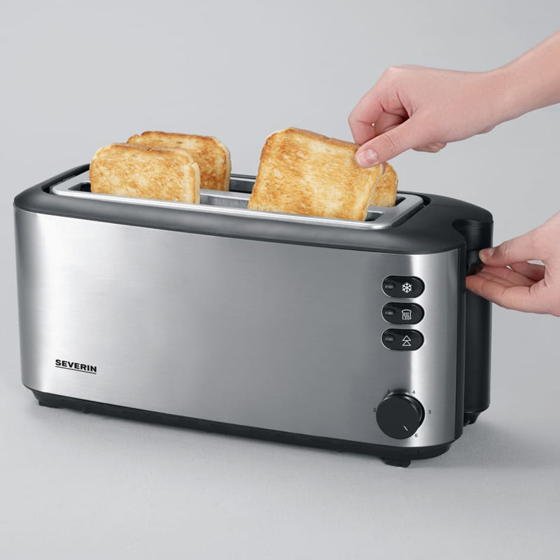Slika - Severin AT 2509 4-rezinski električni toaster z nastavitvijo zapečenosti