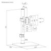 Slika - Gembird MS-D1ST-03 višinsko nastavljivo in polno gibljivo stojalo za monitor 17"-32"