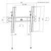 Slika - Gembird WM-65T-PRO-01 stenski nosilec za TV (nastavljiv) 32”-65”