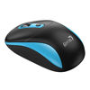 Slika - Genius NX-7123 preprosta in zanesljiva brezžična miška črna/modra plug-and-play 31030043401 Copilot