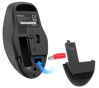Slika - Defender FEAM MM-296 (52296) tiha brezžična miška, ergonomska črna