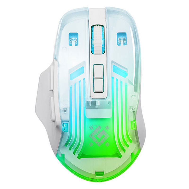 Slika - Defender ASTRO ELITE GM-056 (52056) RGB brezžična gaming miška, polnilna prozorna, nastavljivi gumbi