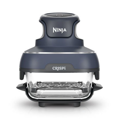 Ninja CRISPi FN101UKGY prenosni stekleni cvrtnik Air Fryer 4-v-1, 1700 W, siv