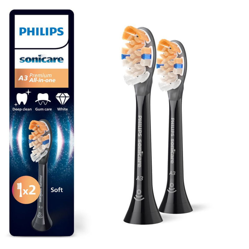Slika - Philips Sonicare A3 Premium All-in-One HX9092/88 nadomestne glave za zobno ščetko, 2 kos