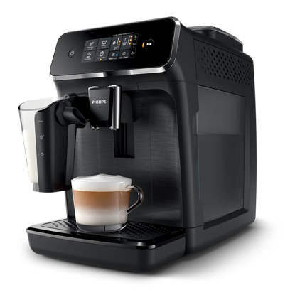 Philips LatteGo Serija 2200 EP2230/10 avtomatski kavni aparat z mlečnim sistemom, črn
