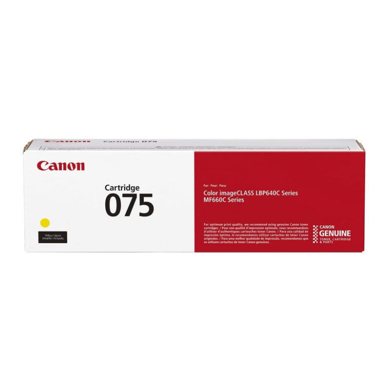 Slika - Canon CRG-075 Y (6362C002) rumen, originalen toner