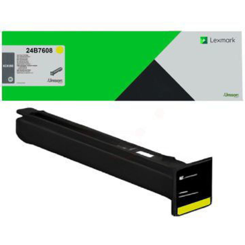 Slika - Lexmark 24B7608 rumen, originalen toner