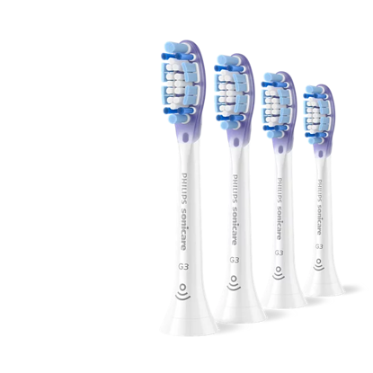 Philips Sonicare G3 Premium Gum Care HX9054/87 nadomestne glave – 4 kosi – bele