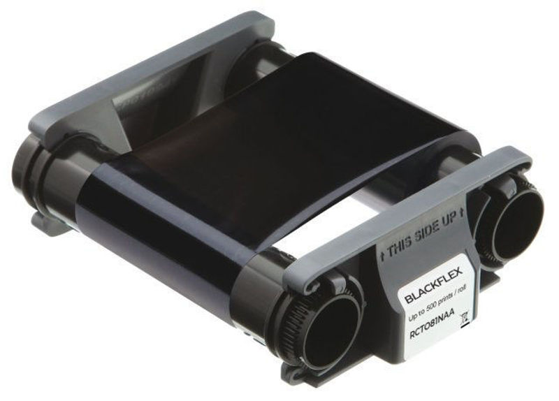 Slika - Badgy CBGR0500F BLACKFLEX trak, črni monochrome ribbon, 500 printov, za Badgy 100/200