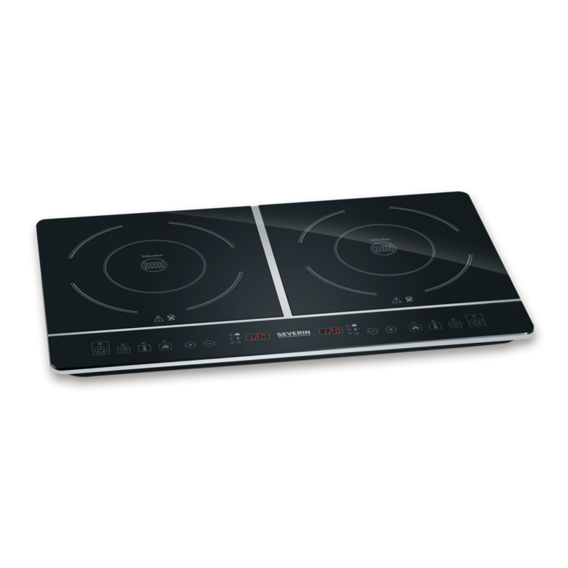 Slika - Severin DK1031 dvojna indukcijska kuhalna plošča, 3400 W, črna