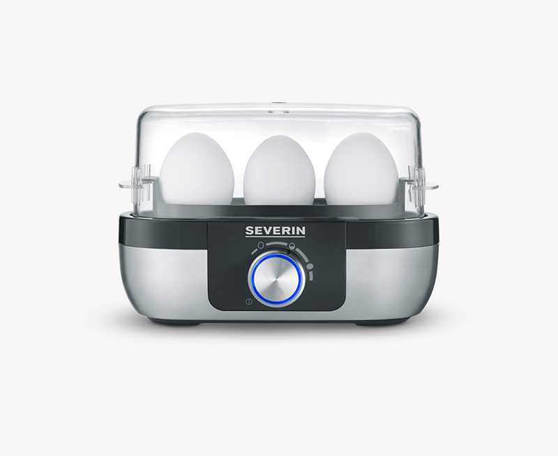 Slika - Severin EK3163 kuhalnik za jajca, 3 jajca, 270 W, inox/črn