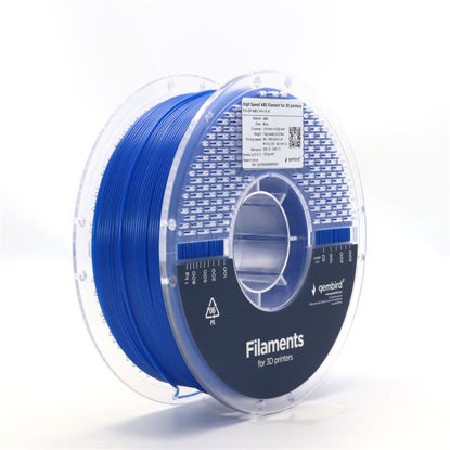 Gembird High Speed ABS 3D filament moder, 1,75 mm, 1 kg (3DP-ABS1.75HY-01-B)