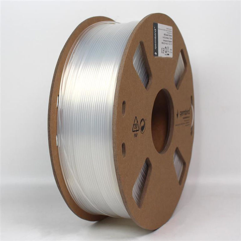 Slika - Gembird ABS 3D filament prozoren, 1,75 mm, 1 kg (3DP-ABS1.75-01-TR)