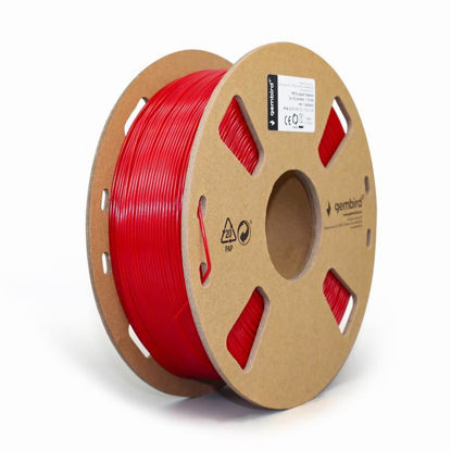 Gembird PETG 3D filament rdeč, 1,75 mm, 1 kg (3DP-PETG1.75-01-R)