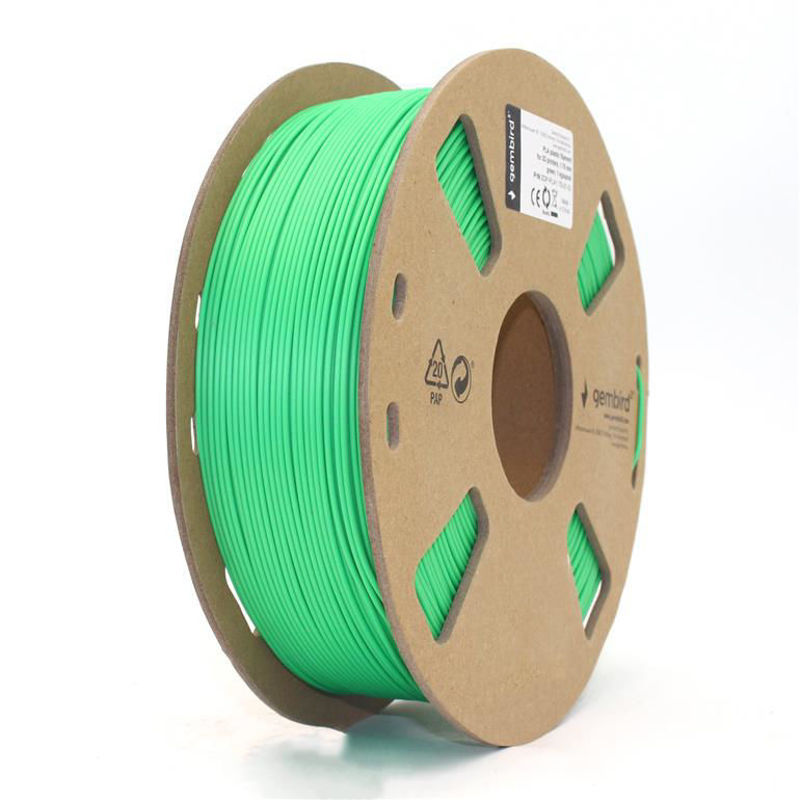 Slika - Gembird PLA 3D filament zelen, 1,75 mm, 1 kg (3DP-PLA1.75-01-G)