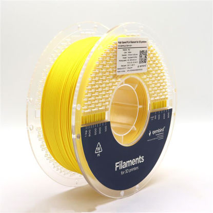 Gembird High Speed PLA 3D filament rumen, 1,75 mm, 1 kg (3DP-PLA1.75HY-01-Y)
