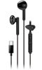 Slika - Genius HS-M366 USB-C in-ear slušalke z mikrofonom, črne