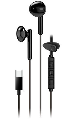 Genius HS-M366 USB-C in-ear slušalke z mikrofonom, črne