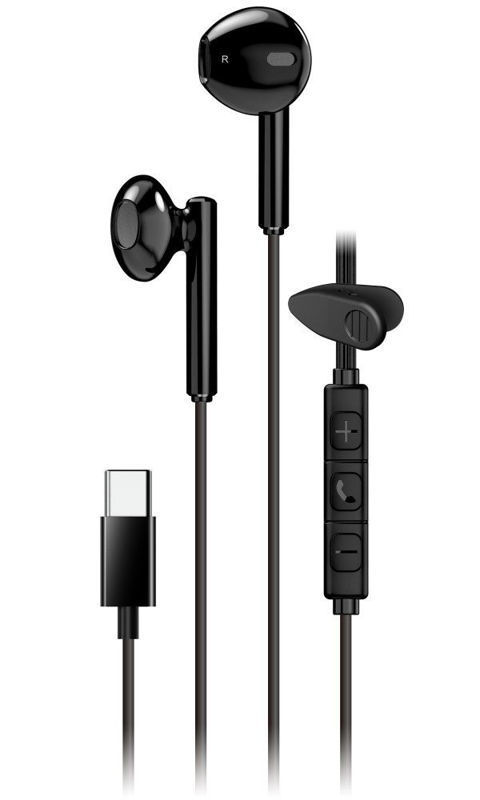 Slika - Genius HS-M366 USB-C in-ear slušalke z mikrofonom, črne