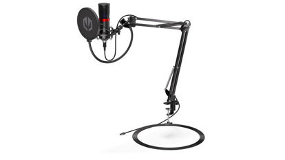 ENDORFY Solum Streaming USB gaming mikrofon z boom arm stojalom, cardioid, črn EY1B004