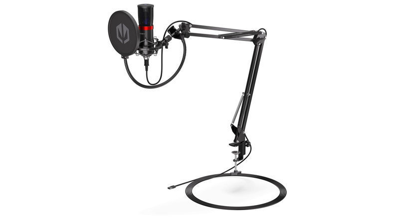 Slika - ENDORFY Solum Streaming USB gaming mikrofon z boom arm stojalom, cardioid, črn EY1B004