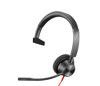 Slika - Poly Blackwire 3310-M USB-C/A poslovni headset z mikrofonom, Teams, črn 8X216AA