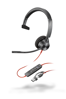 Slika - Poly Blackwire 3310-M USB-C/A poslovni headset z mikrofonom, Teams, črn 8X216AA