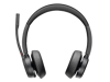 Slika - Brezžične slušalke Poly Voyager 4320-M Teams USB-A + BT700 Dongle, črne 7Y211AA